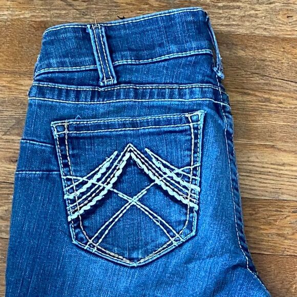Ariat Real Denim Mid Rise Stretch Bootcut Womens Size 29S - Picture 2 of 11